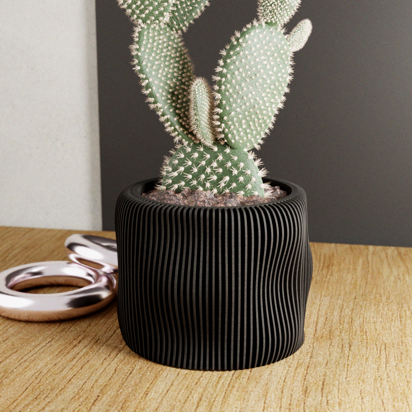 BUBBLY Planter | Modernized Pottery: Pure White / 5 Inches