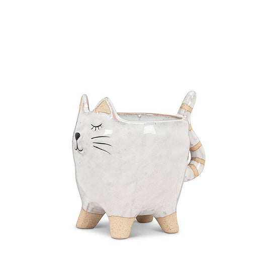 Cat w/Tail Planter