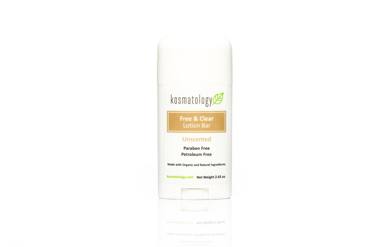 Unscented Lotion Bar | Organic - 2.65 oz