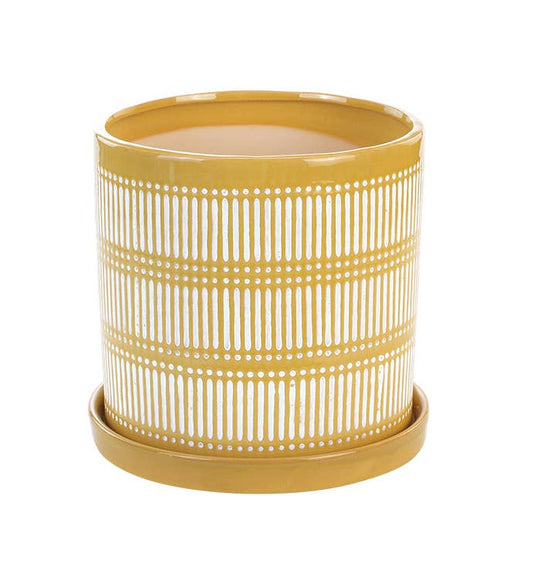 Yellow Linear Planter