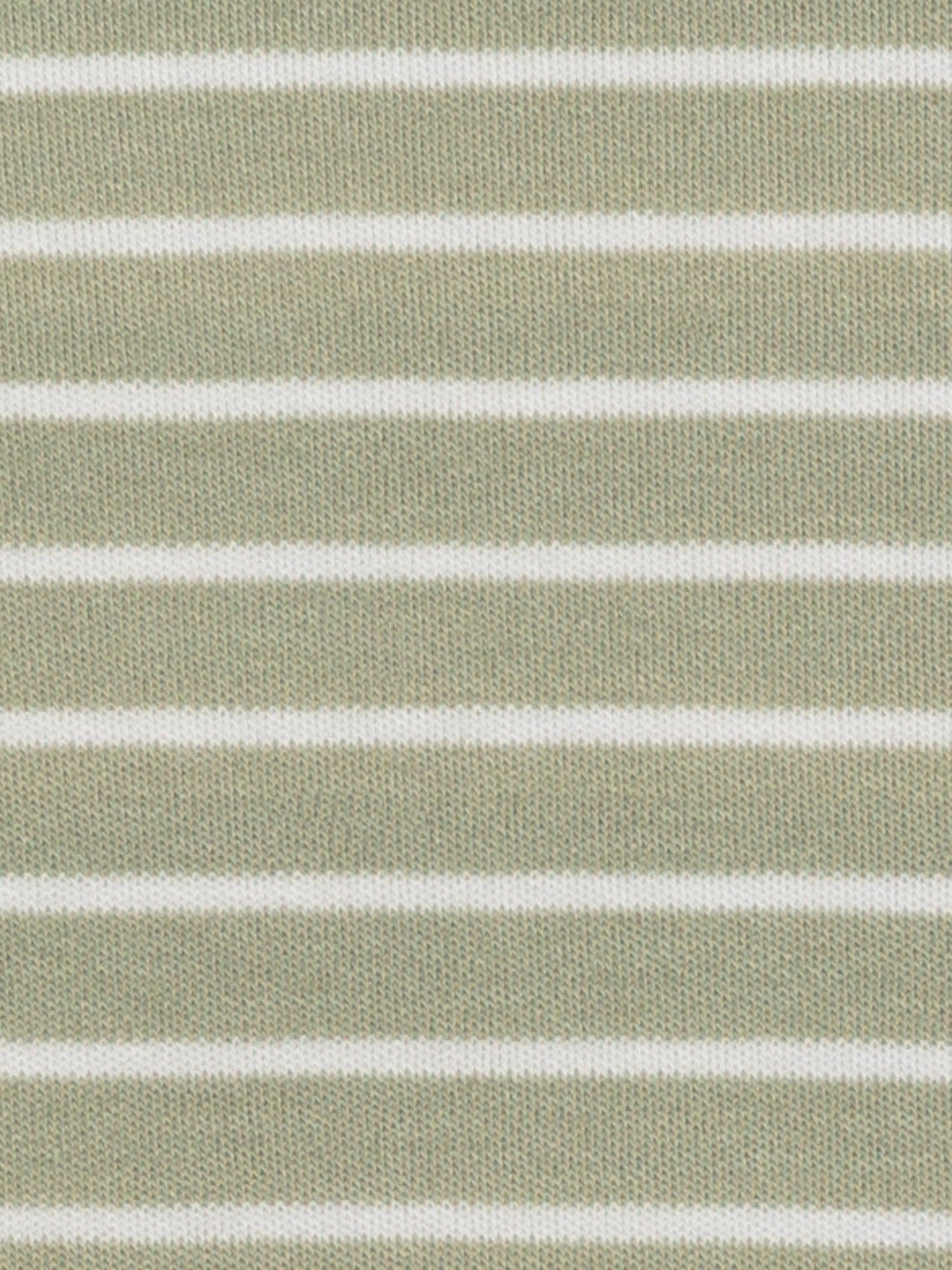 Organic Baby Afton Bodysuit - Davis Stripe / Mint: 3-6M
