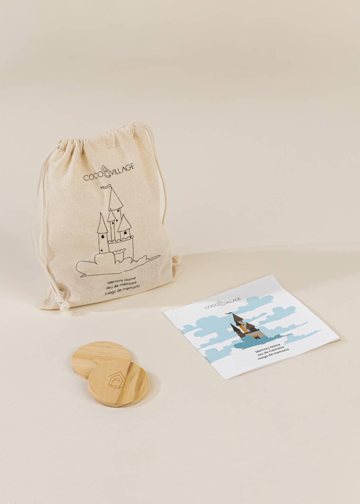 Wooden Memory Game - IMAGINARIUM (24 pcs)