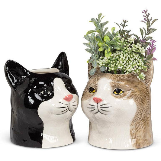 Cat Head Planter