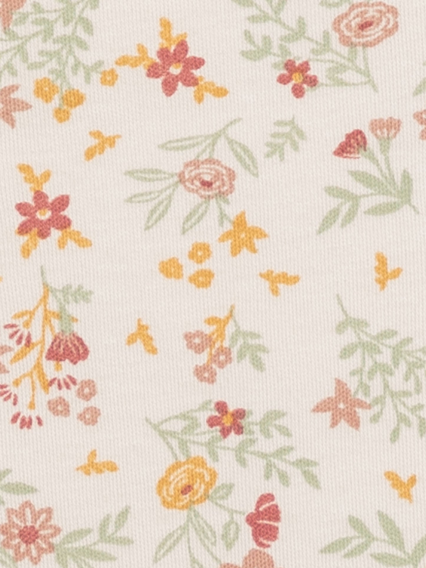 Organic Baby Afton Bodysuit - Bianca Floral / Berry: 0-3M