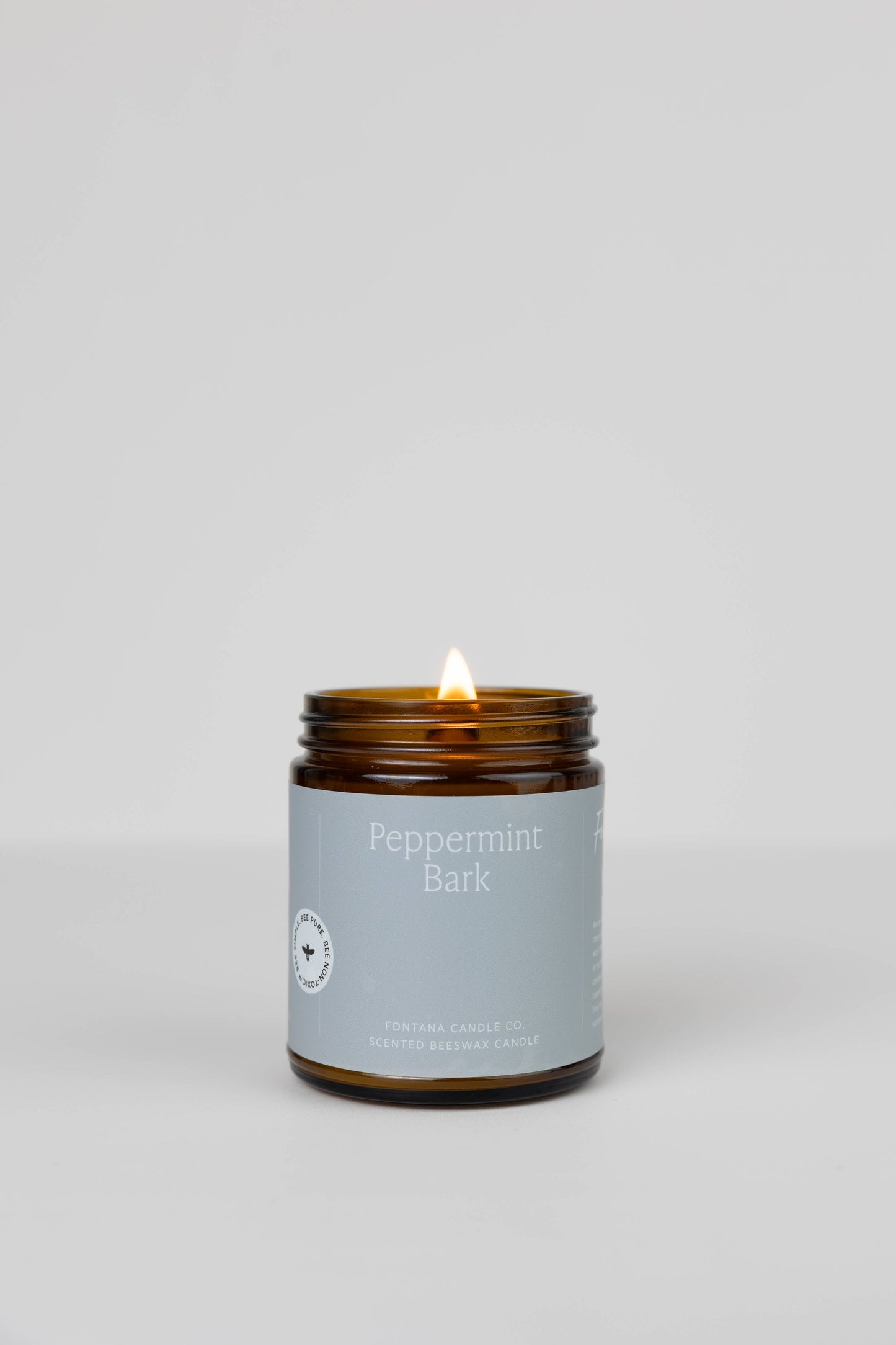 Peppermint Bark Natural Essential Oil Beeswax Candle