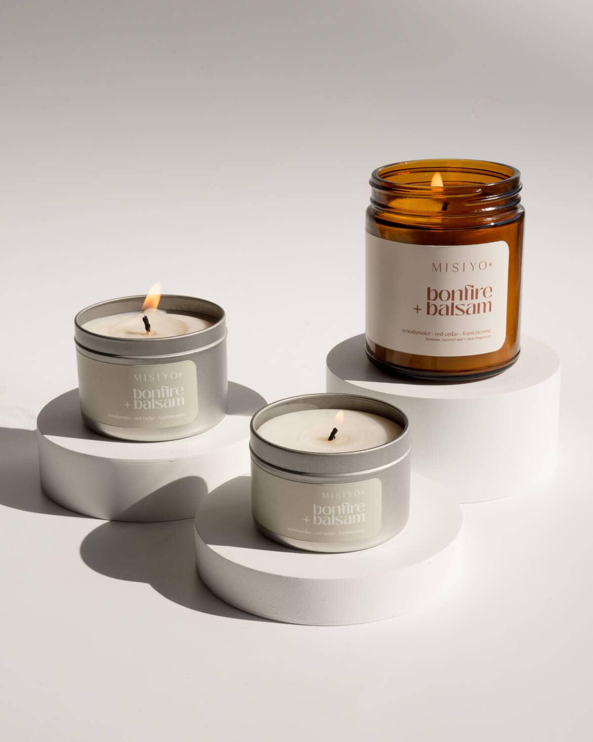 Bonfire + Balsam | Beeswax Blend Candle Tin: 6oz