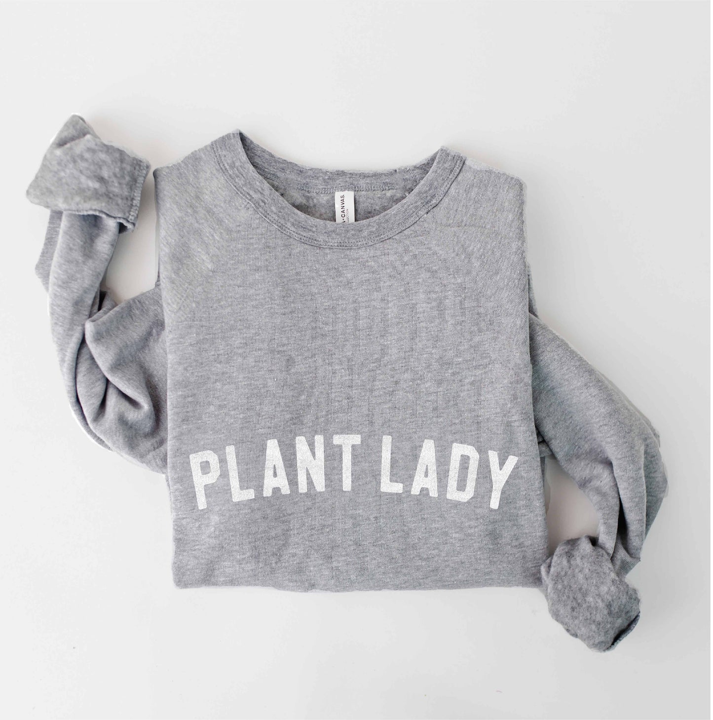 PLANT LADY Graphic Sweatshirt: MAUVE / XL
