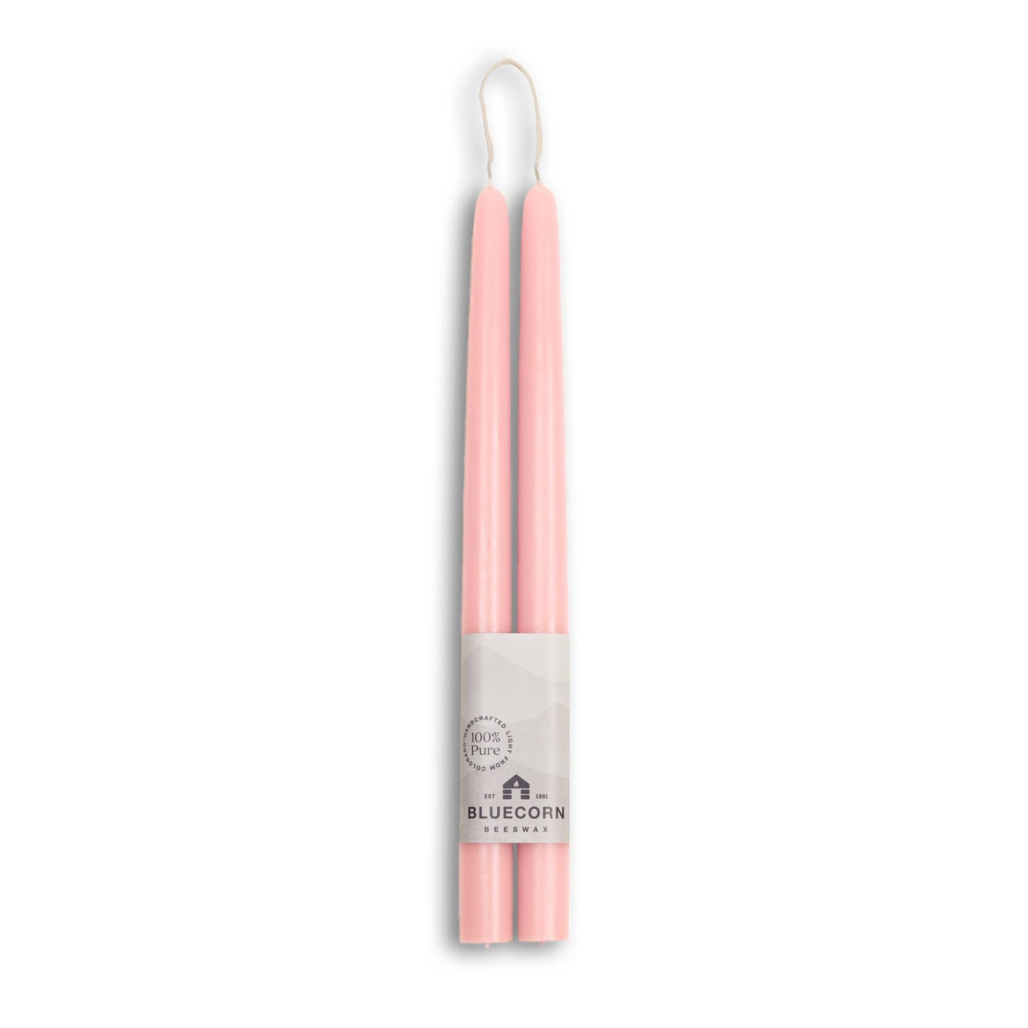 Beeswax Taper Candles - Eco-Friendly & Dripless for Holidays: Red / 8"