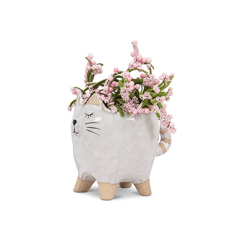 Cat w/Tail Planter