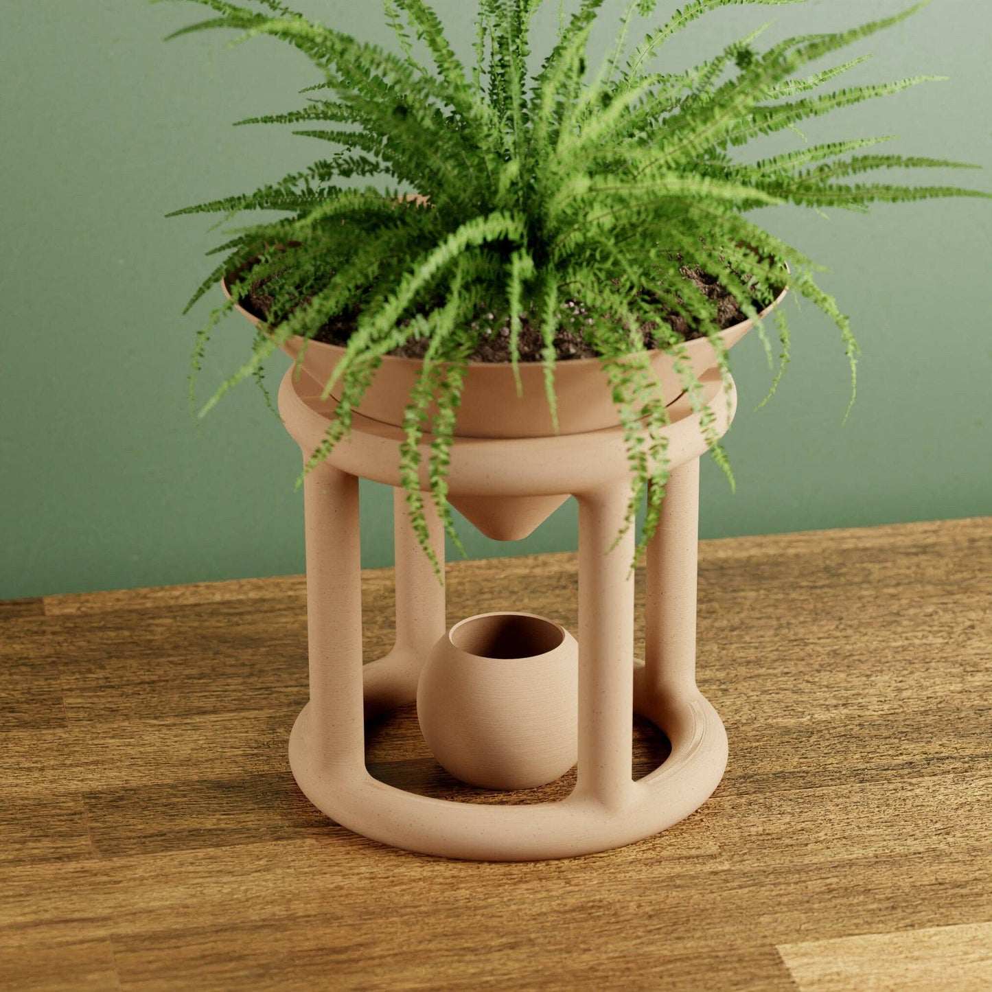 ODYSSEY Planter: Muted Green / 7 Inches