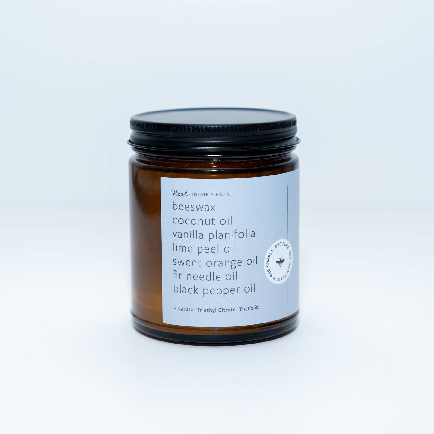 Sea Salt Beeswax & Essential Oil Natural Candle