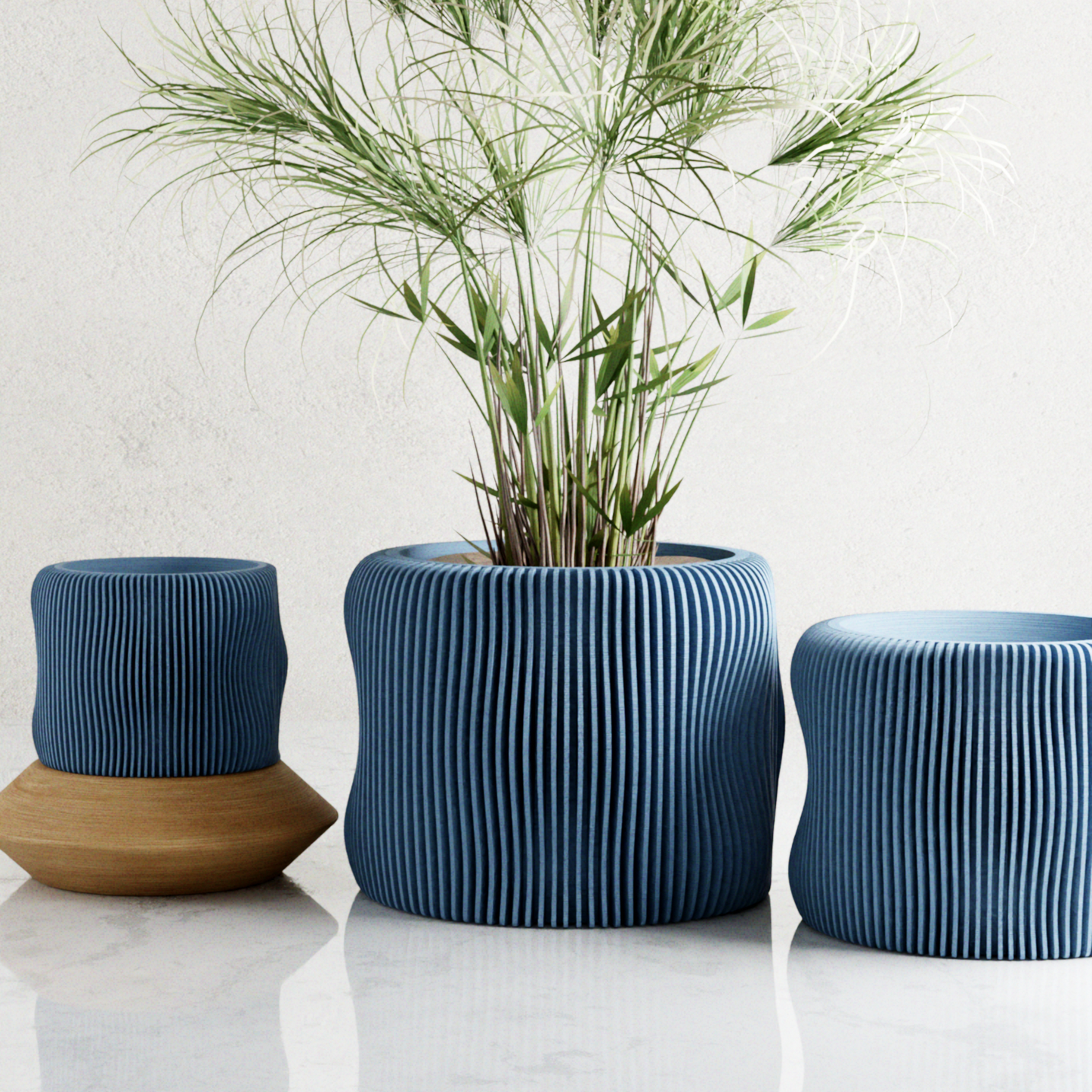 BUBBLY Planter | Modernized Pottery: Pure White / 5 Inches