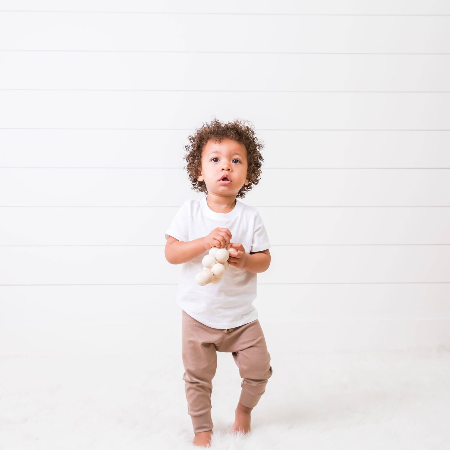 Organic Baby and Kids Cruz Joggers - Truffle: 3T