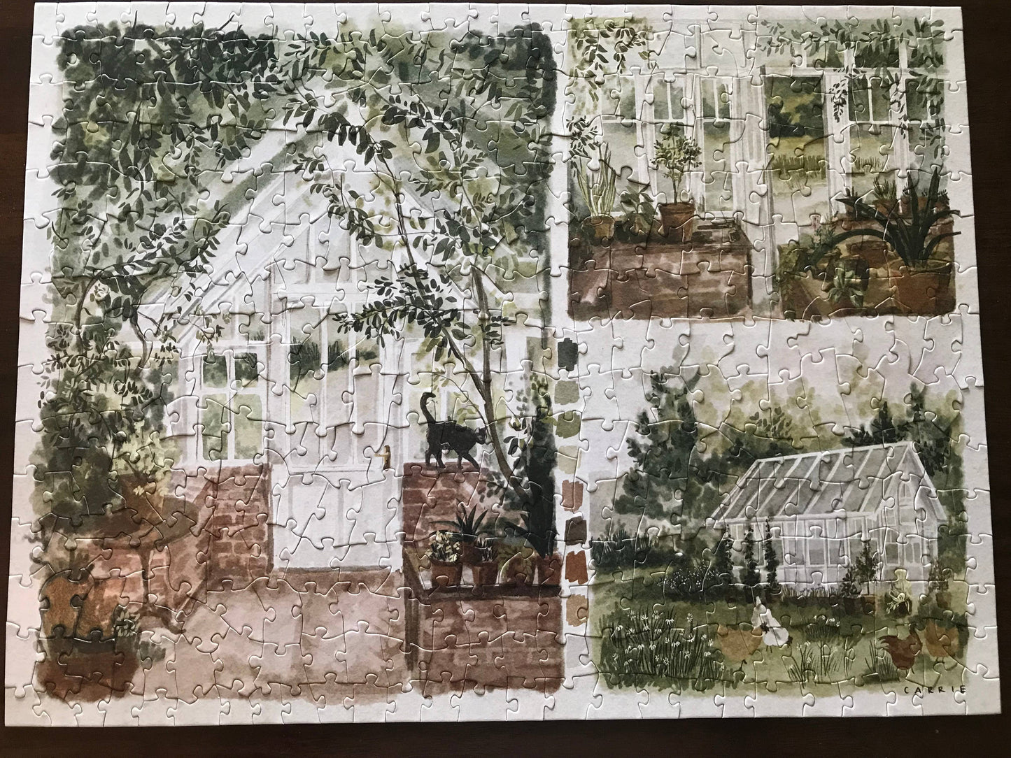 Hawthorn Abbey -1- Secluded Glasshouse | 380 Piece Puzzle