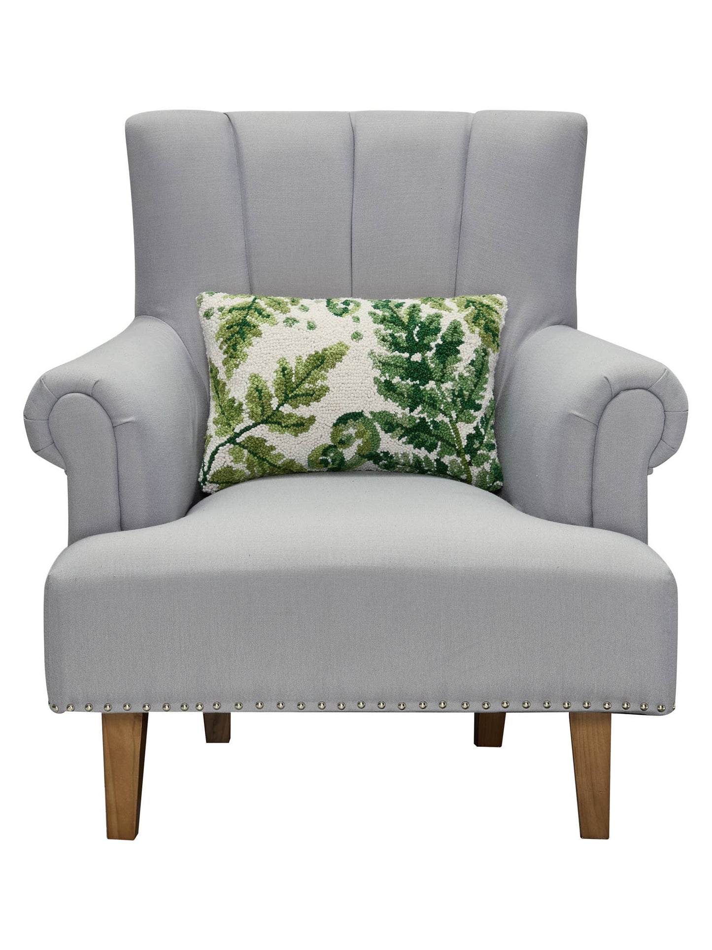 Green Ferns Hook Pillow