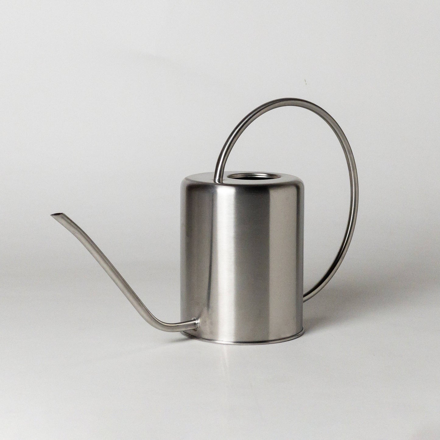 2L Stainless Steel Watering Can: White
