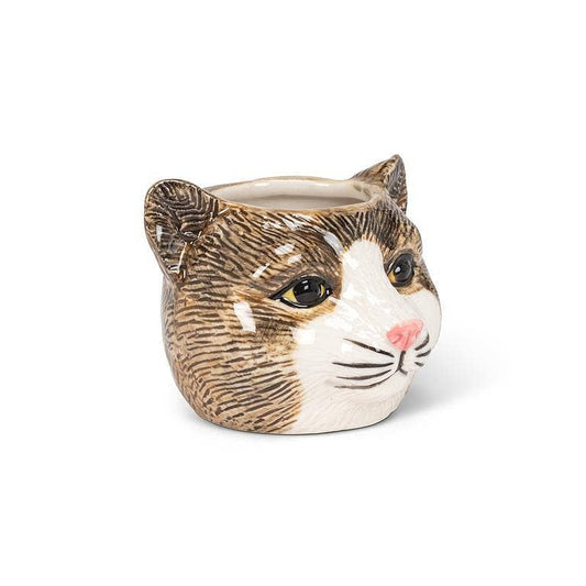 Tabby Cat Planter