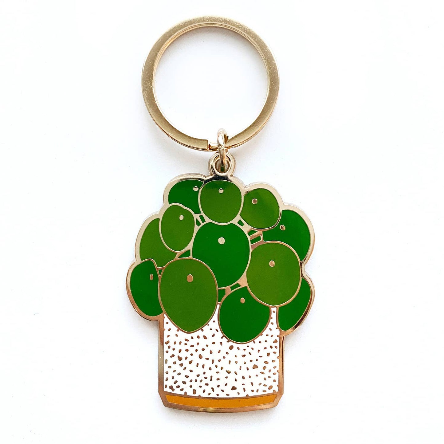 Pilea Plant Keychain | Summer Gift + Garden Gift