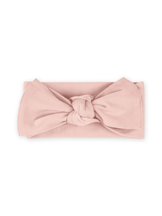 Organic Baby Hattie Knot Bow Wrap - Ballet