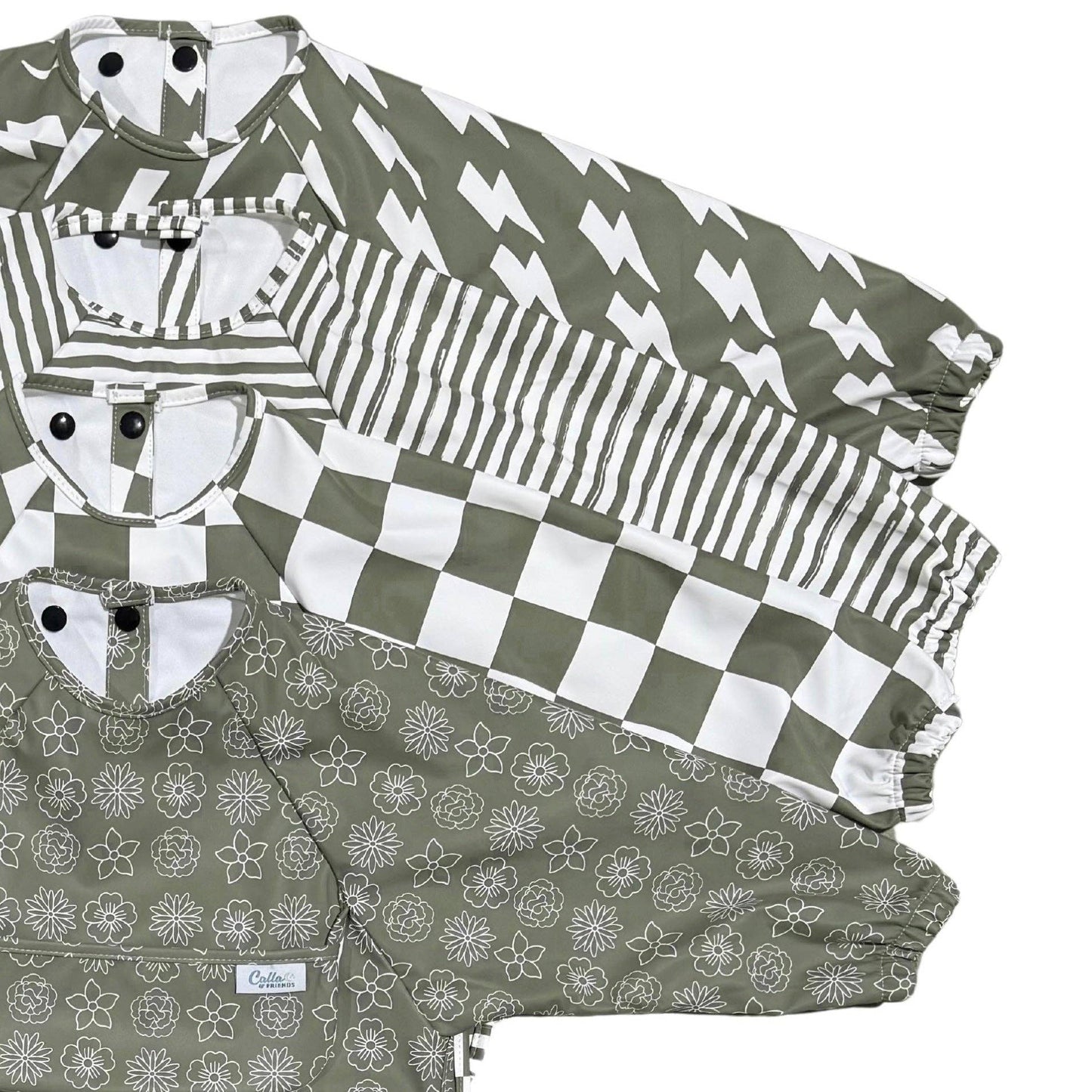 The Grayson Long Sleeve Bib - Blossom