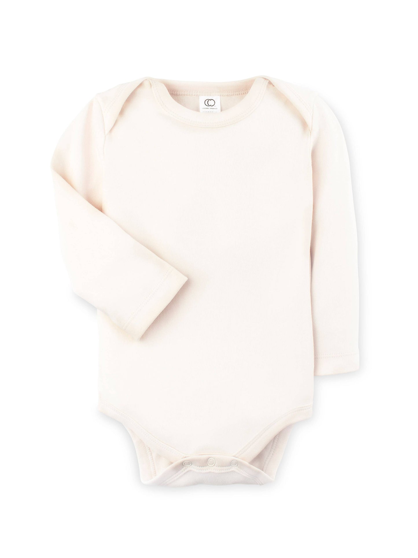 Organic Baby Long Sleeve Classic Bodysuit - Natural: NB