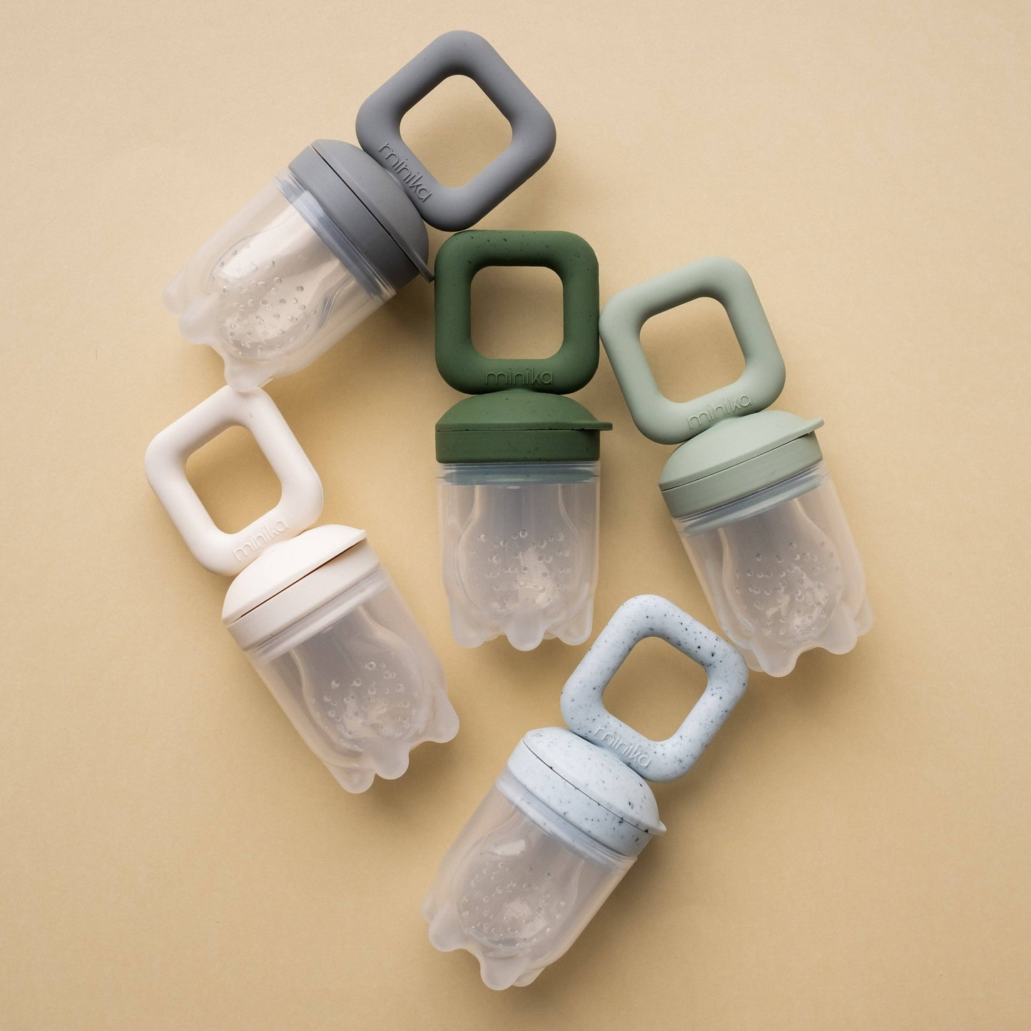 Silicone feeder teether - Sage