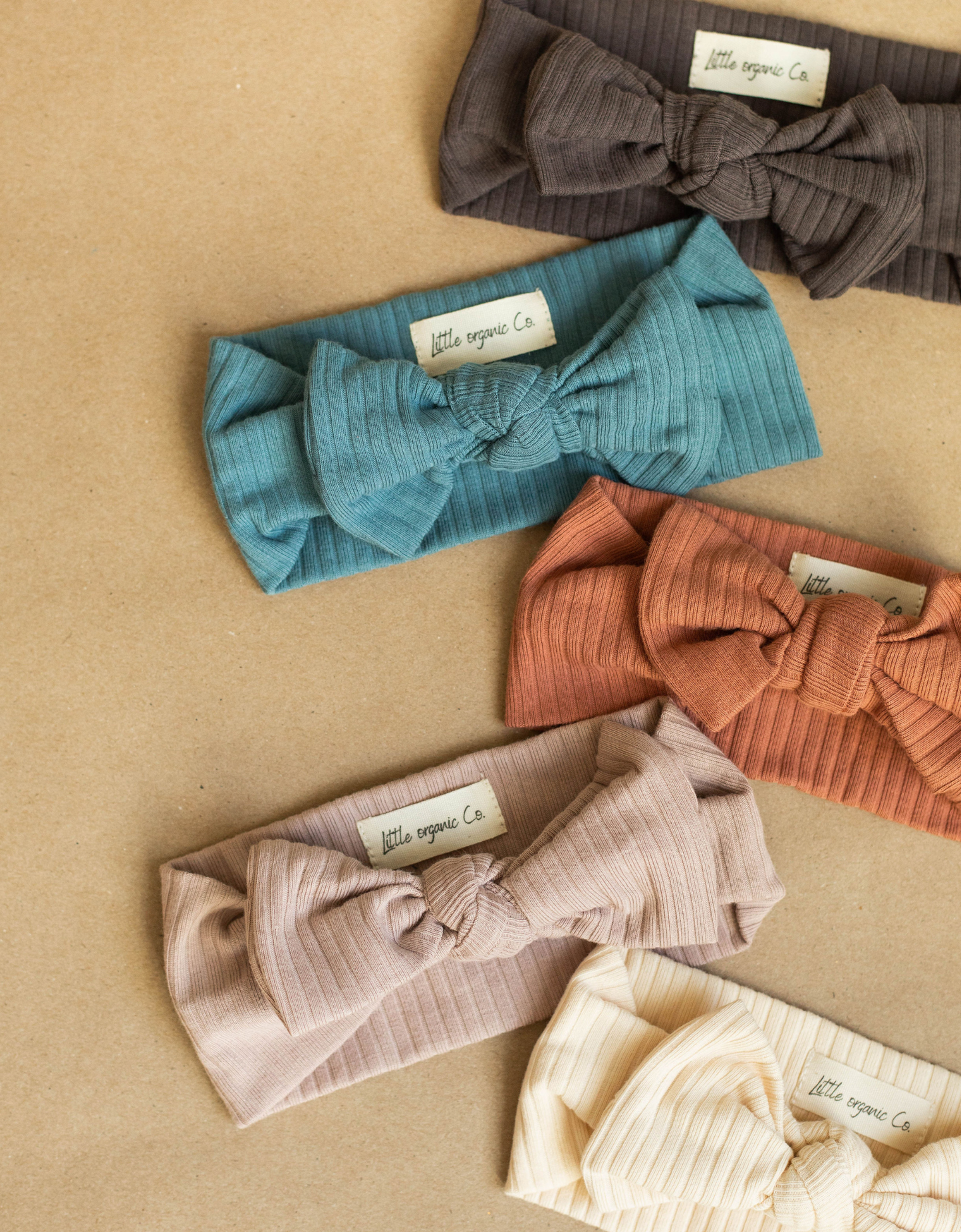 Organic Baby Bow- Sage Green