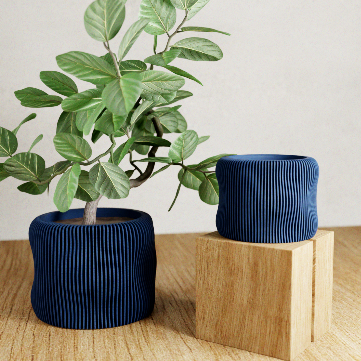BUBBLY Planter | Modernized Pottery: Pure White / 5 Inches