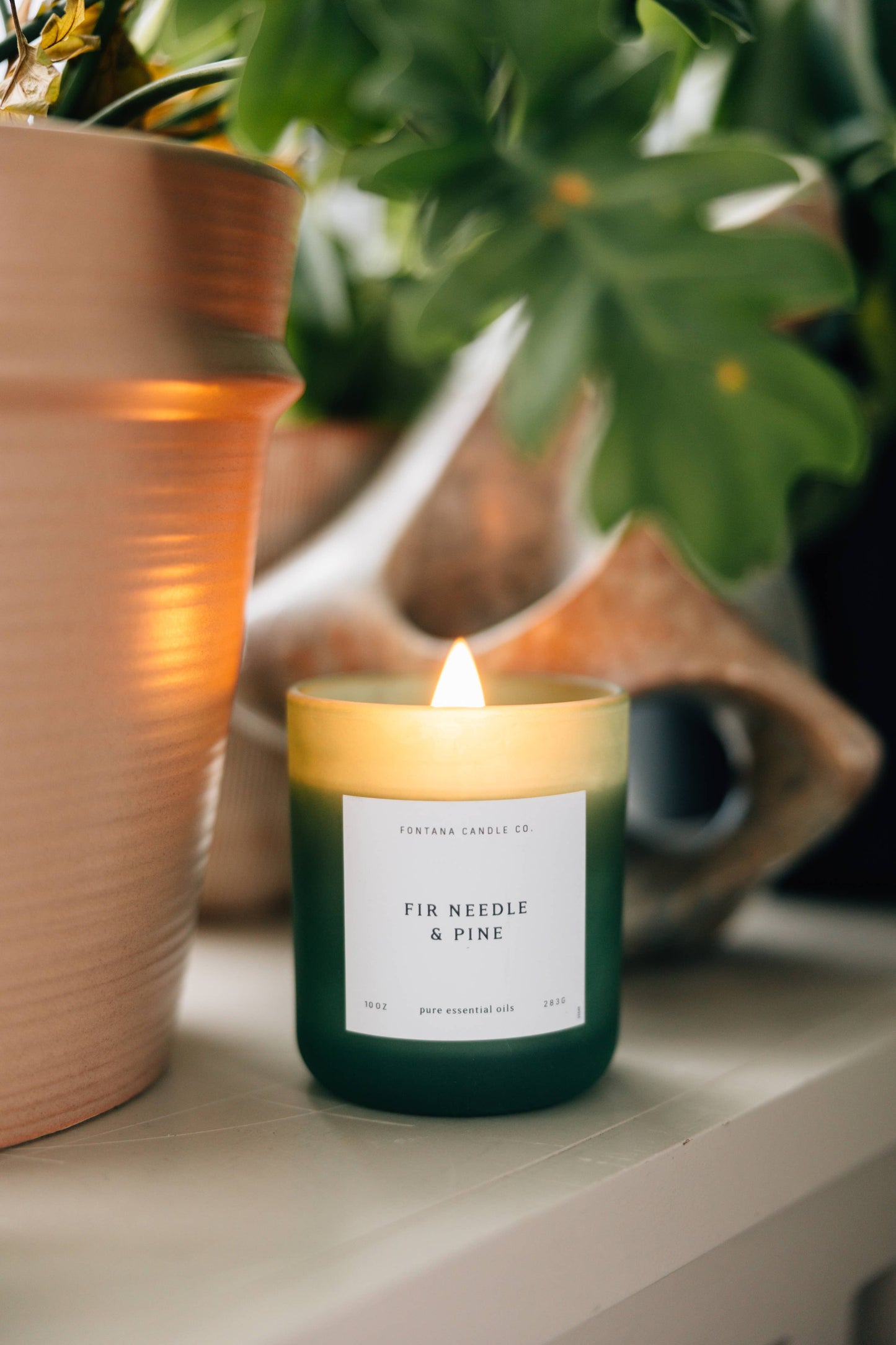 The Luxe Beeswax Essential Oil Natural Candle Collection: Lemongrass Eucalyptus