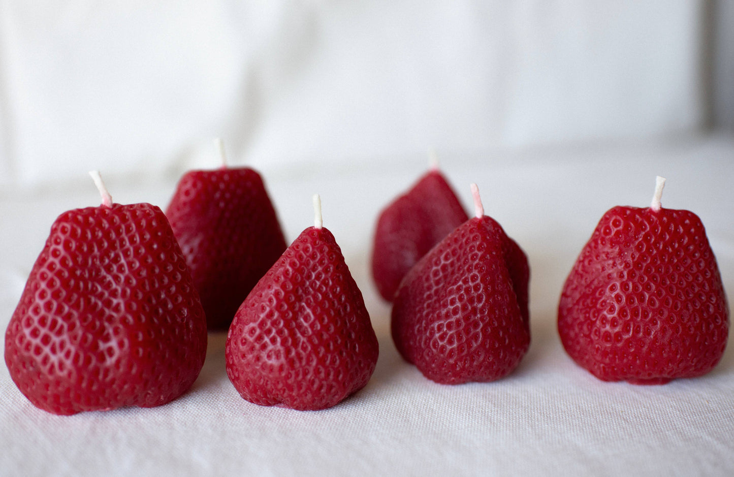 Beeswax Large Strawberries - Set of 2