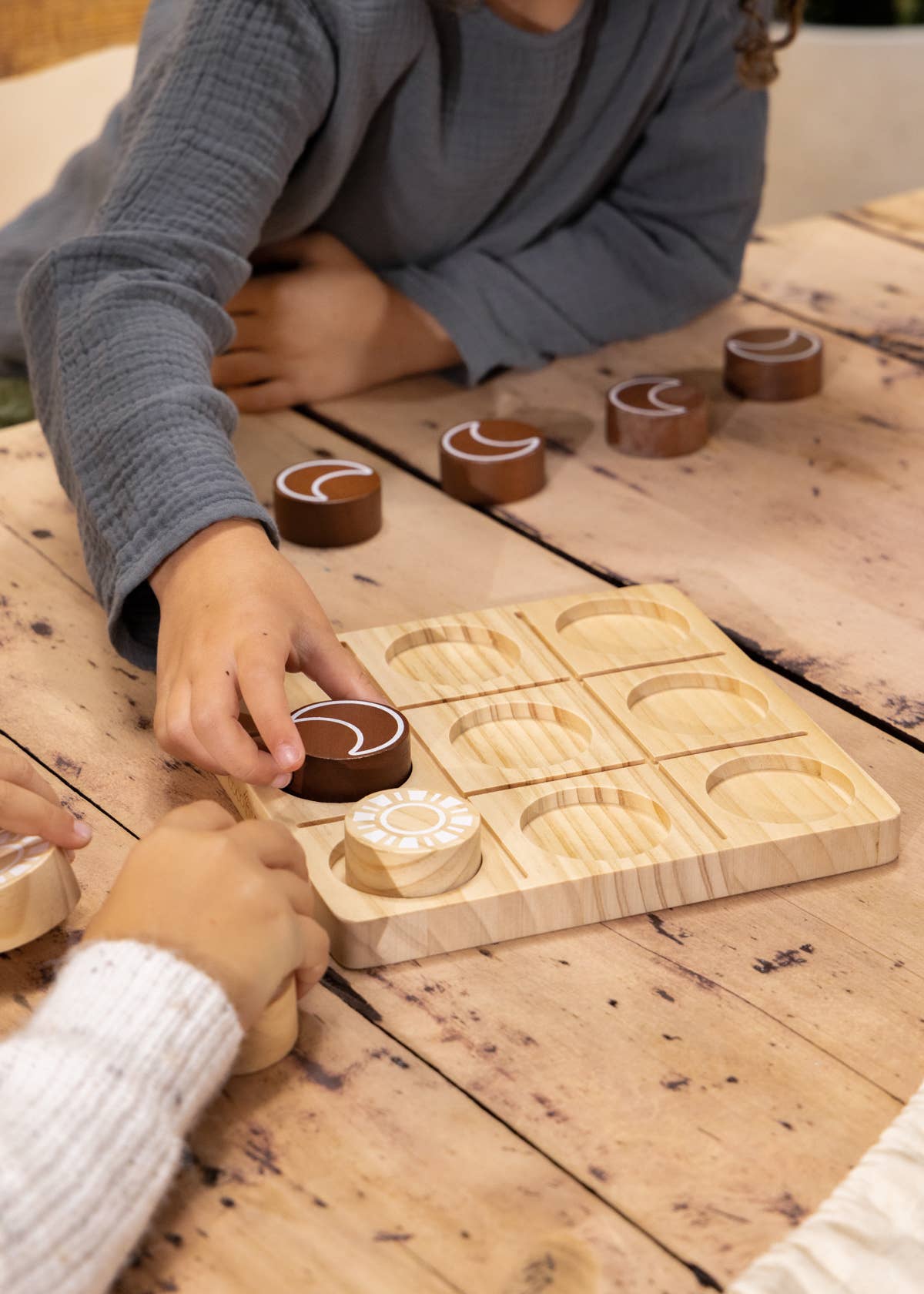 Wooden Tic Tac Toe Playset