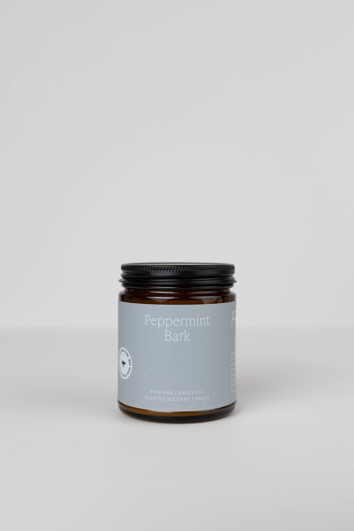 Peppermint Bark Natural Essential Oil Beeswax Candle