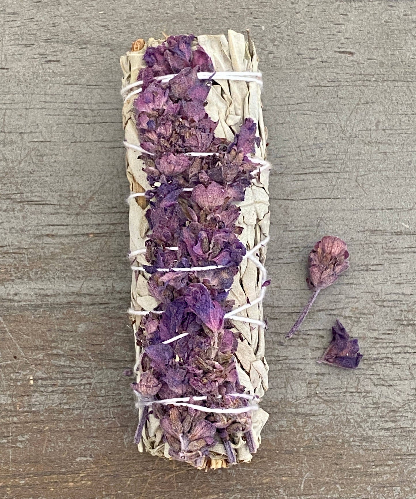White Sage with Dried Lavender