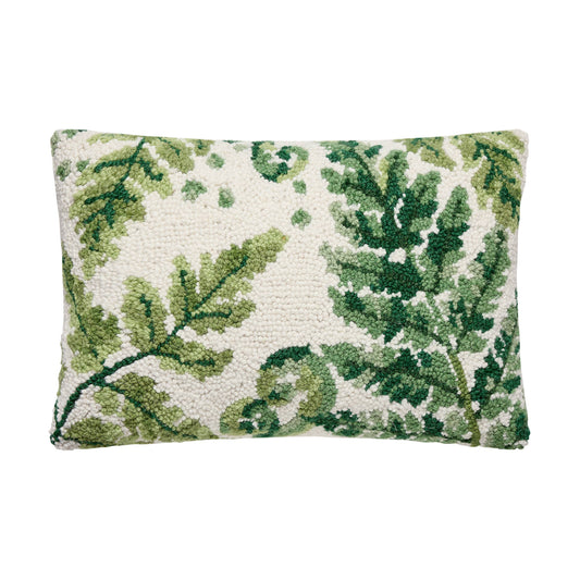 Green Ferns Hook Pillow
