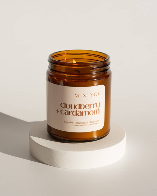 Cloudberry + Cardamom | Beeswax Blend Candle Jar