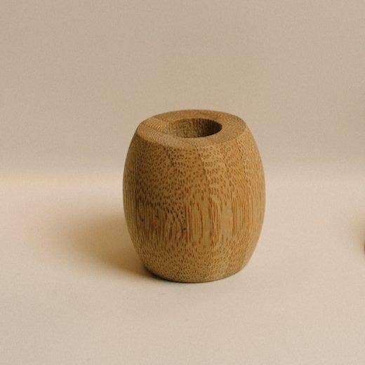 Bamboo Toothbrush Stand: Flat