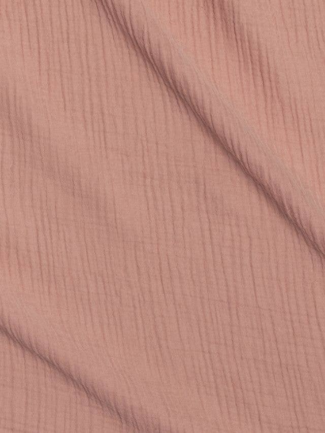 Organic Baby Muslin Swaddle Blanket - Dusty Mauve