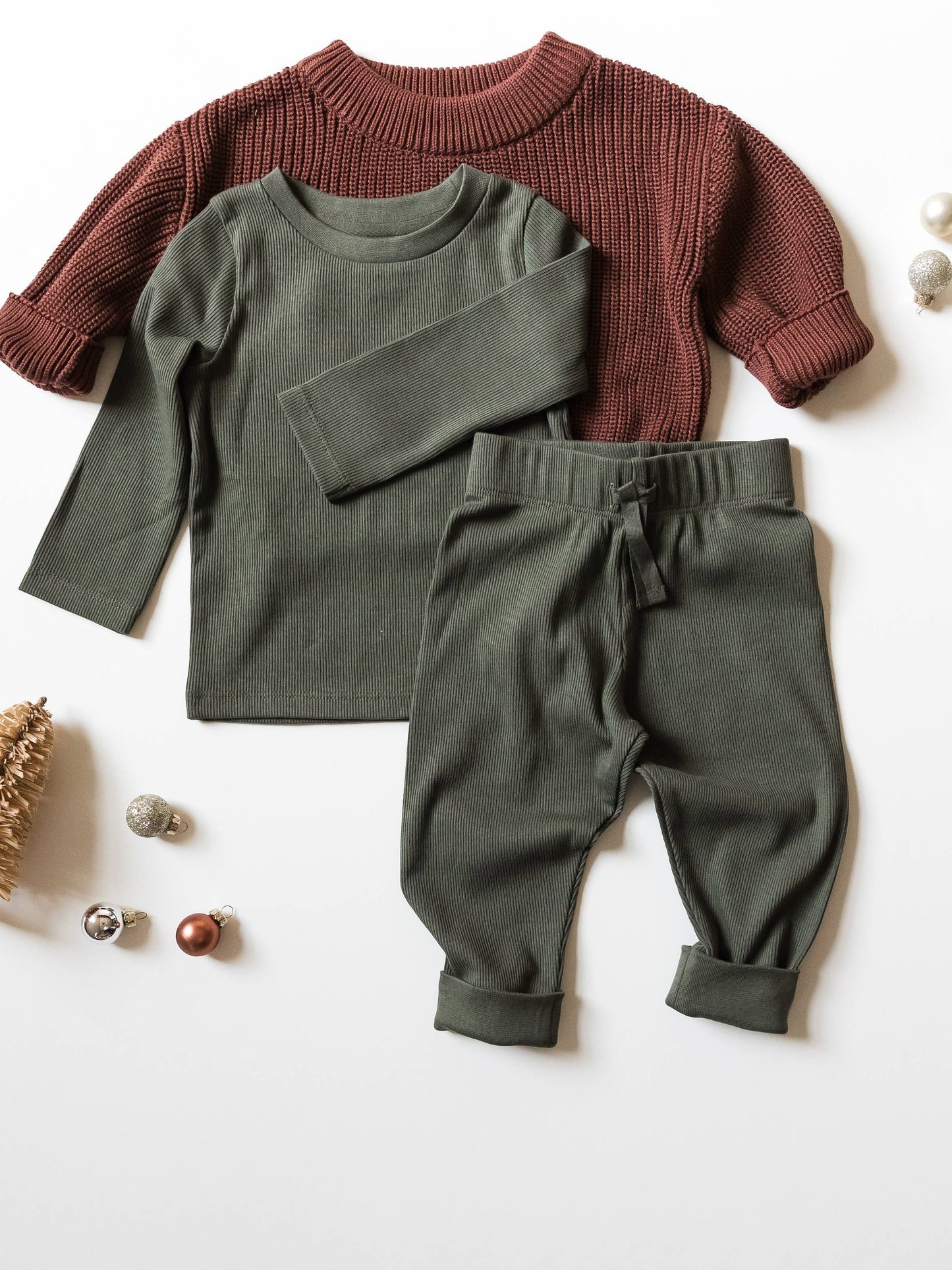 Organic Baby & Kids Dion Sweater Crew - Sumac: 12-18M