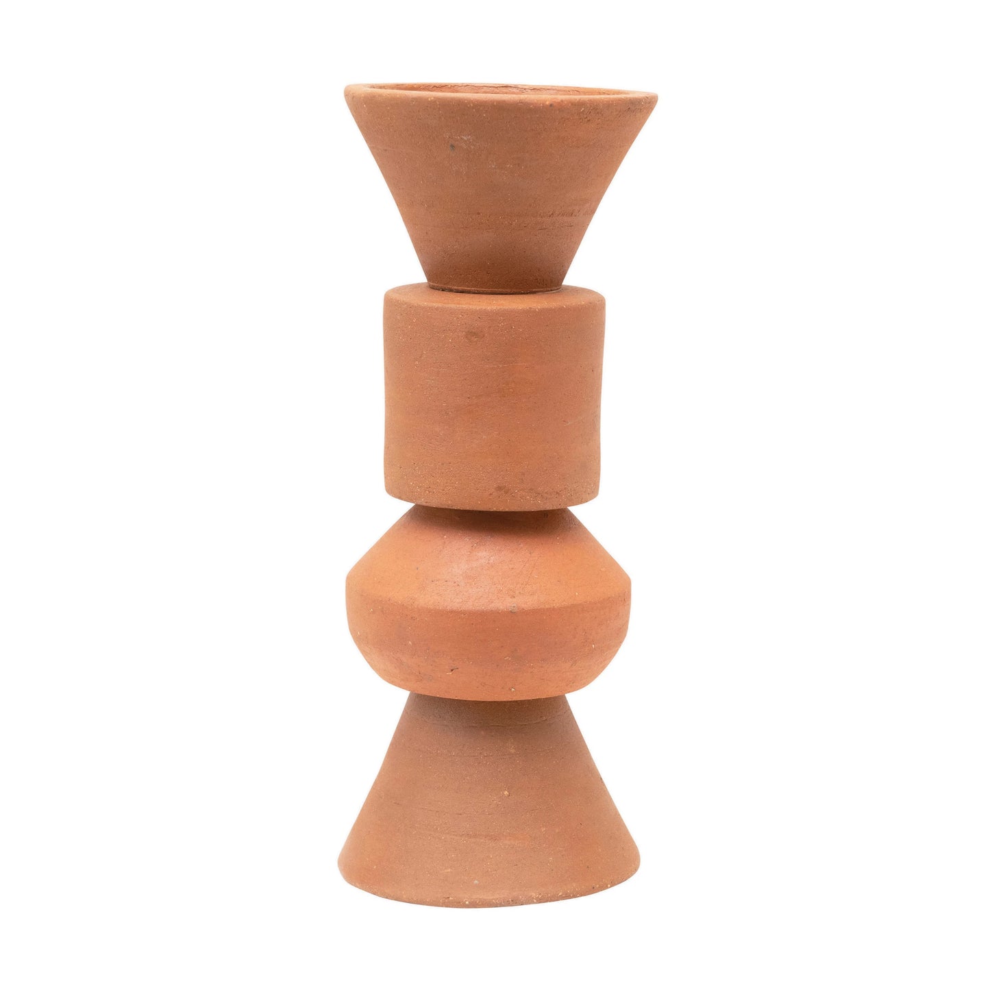 Nordic Terracotta Floor Vase