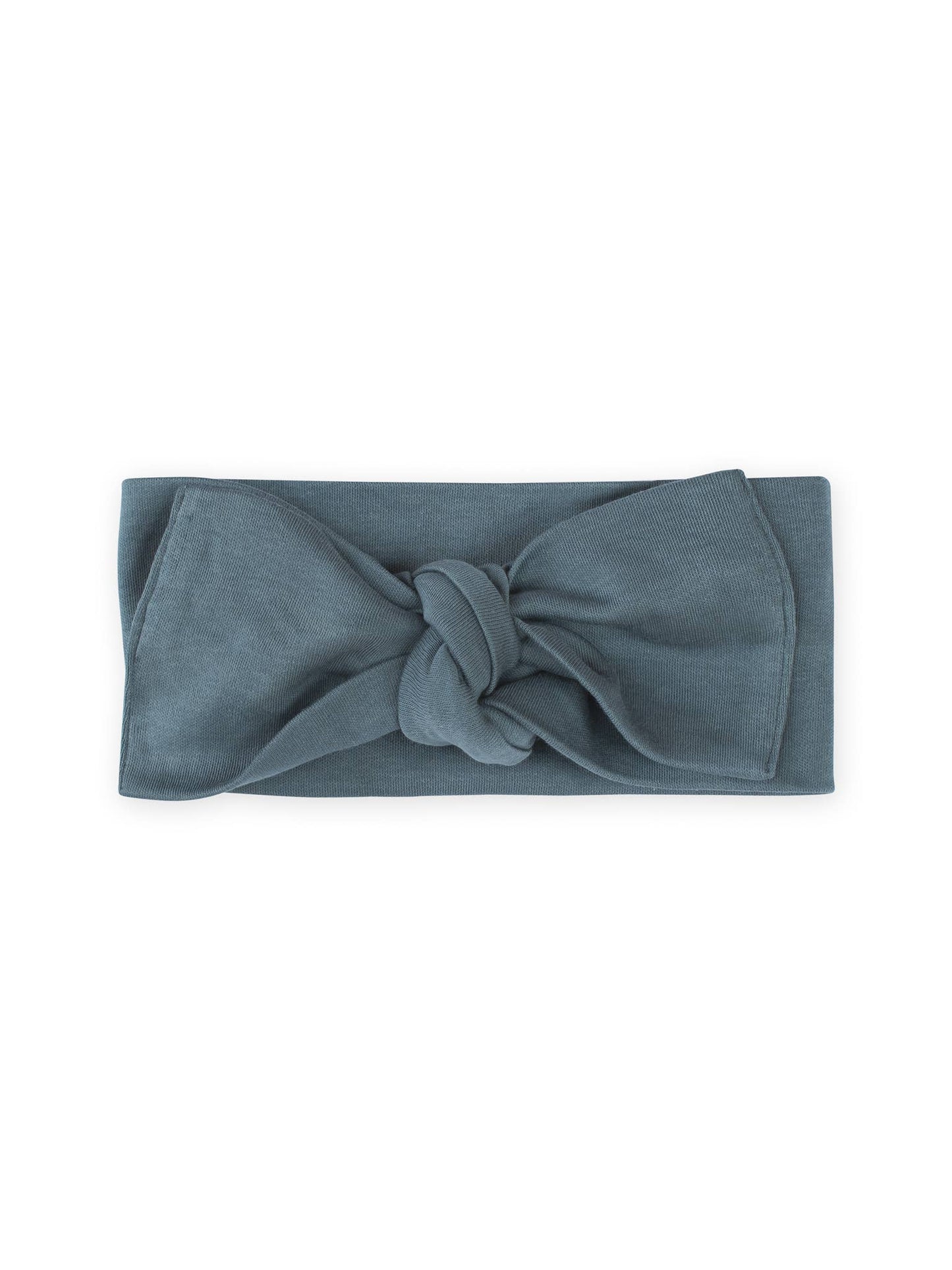 Organic Baby Knot Bow Wrap - Harbor