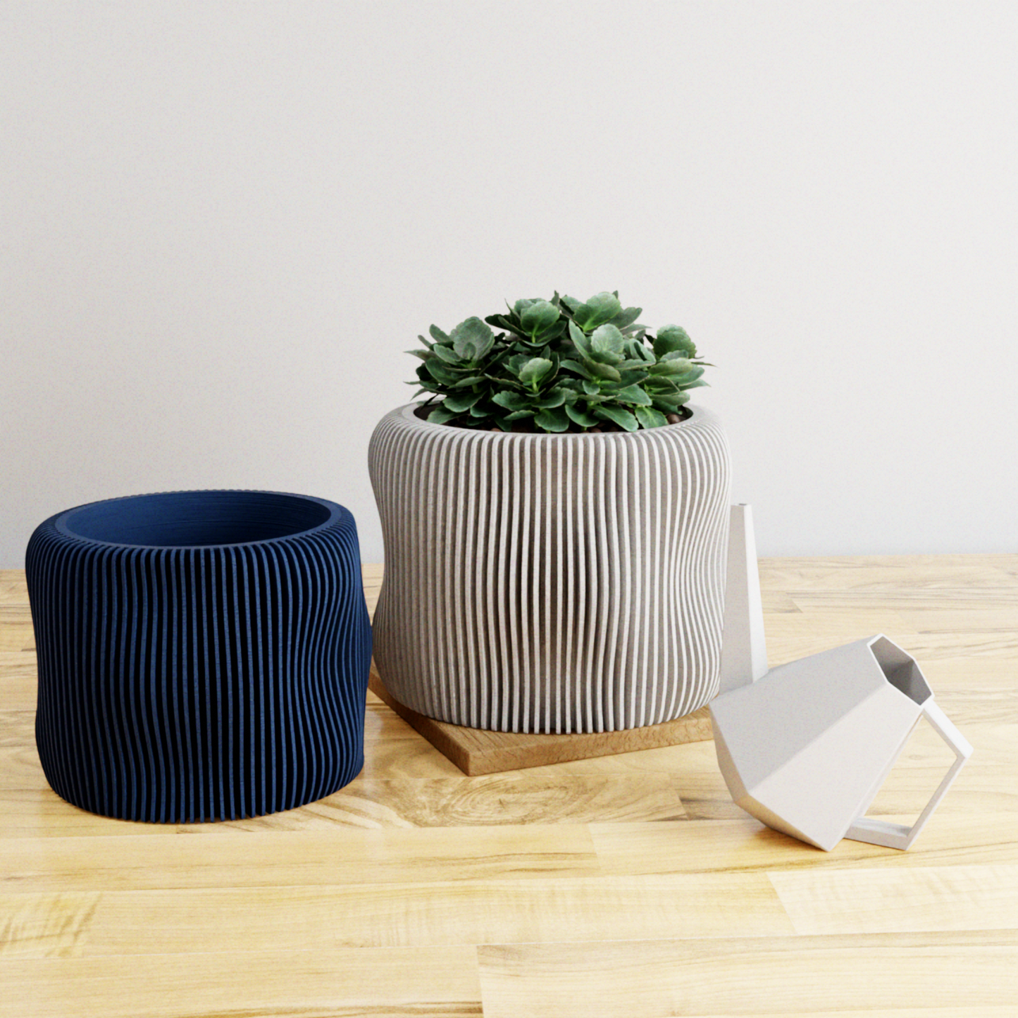 BUBBLY Planter | Modernized Pottery: Pure White / 5 Inches