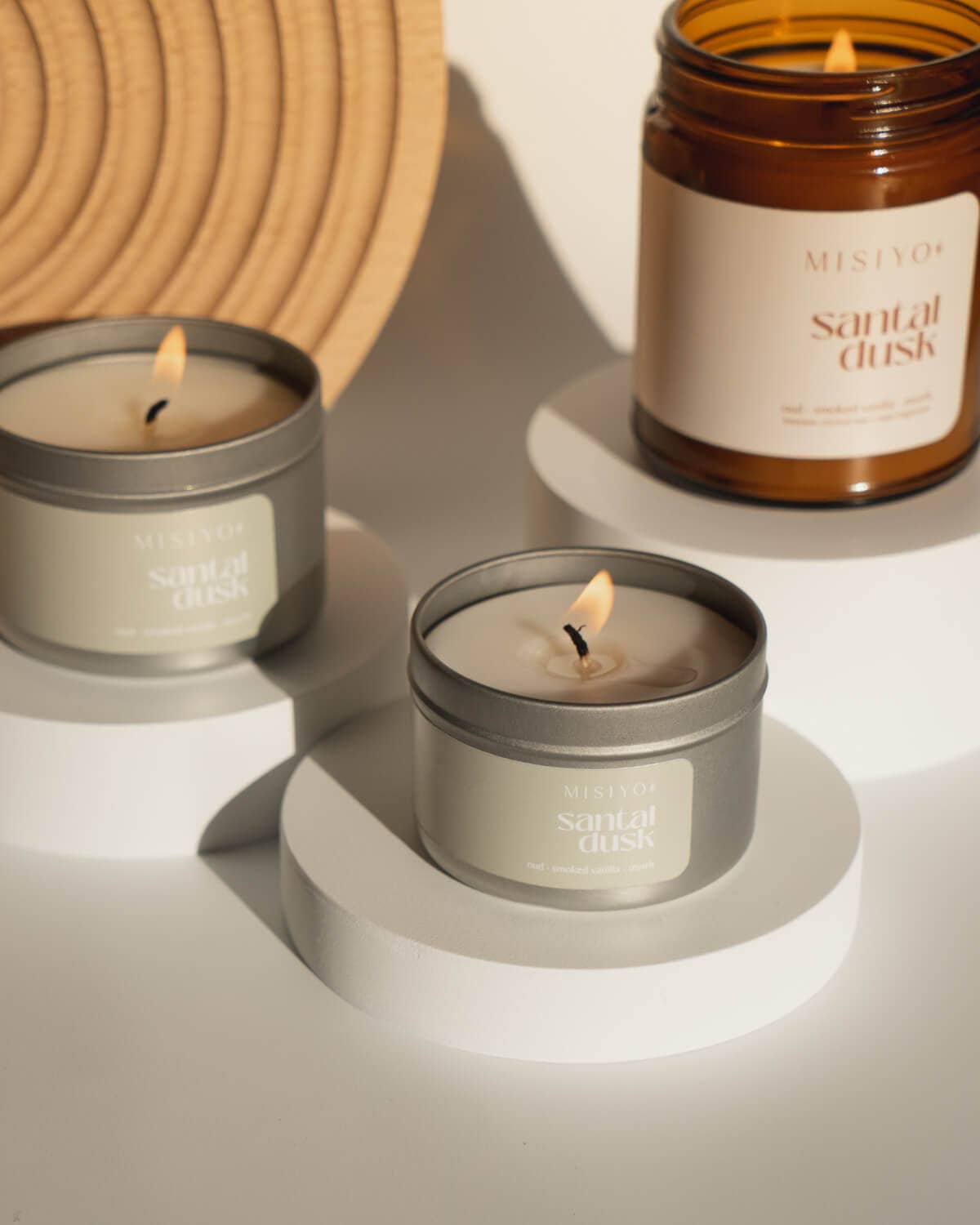 Santal Dusk | Beeswax Blend Candle Tin: 6oz