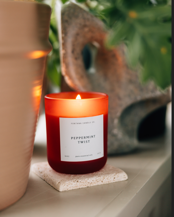 The Luxe Beeswax Essential Oil Natural Candle Collection: Lemongrass Eucalyptus