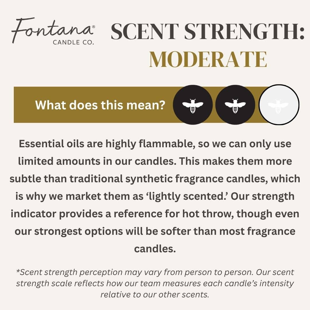Hidden Path Essential Oil Beeswax Jar Candle: Non-Toxic