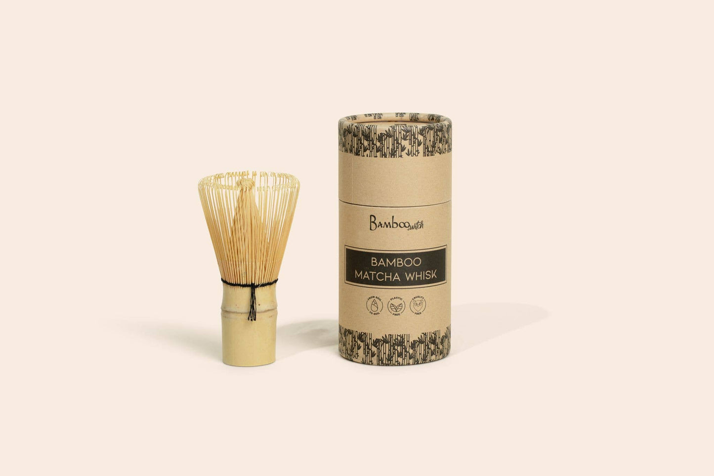 Bamboo Matcha Tea Whisk in Paper Tube | Market Bestseller