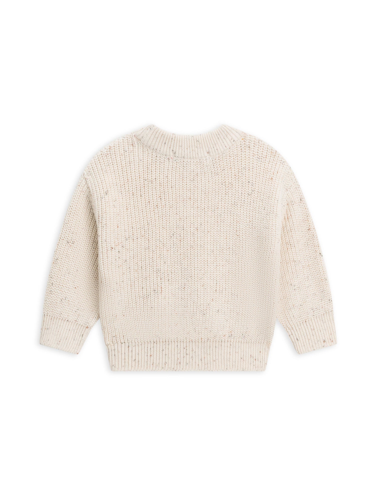 Dion Sweater Crew - Ivory w Fleck: 4T