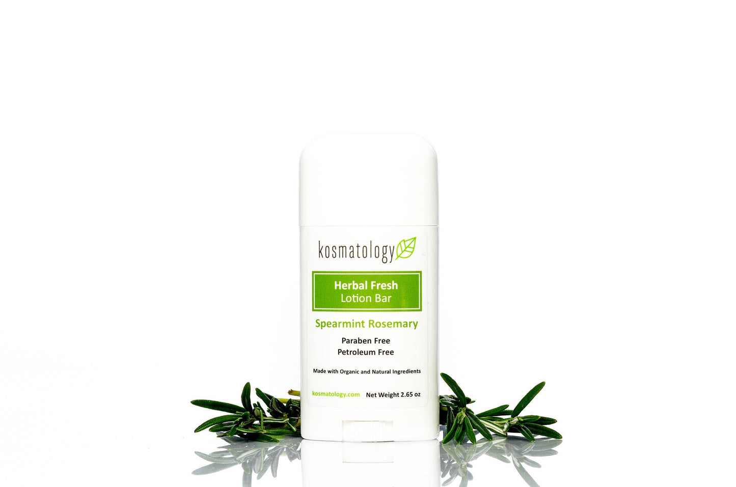 Spearmint + Rosemary Lotion Bar | Organic - 2.65 oz