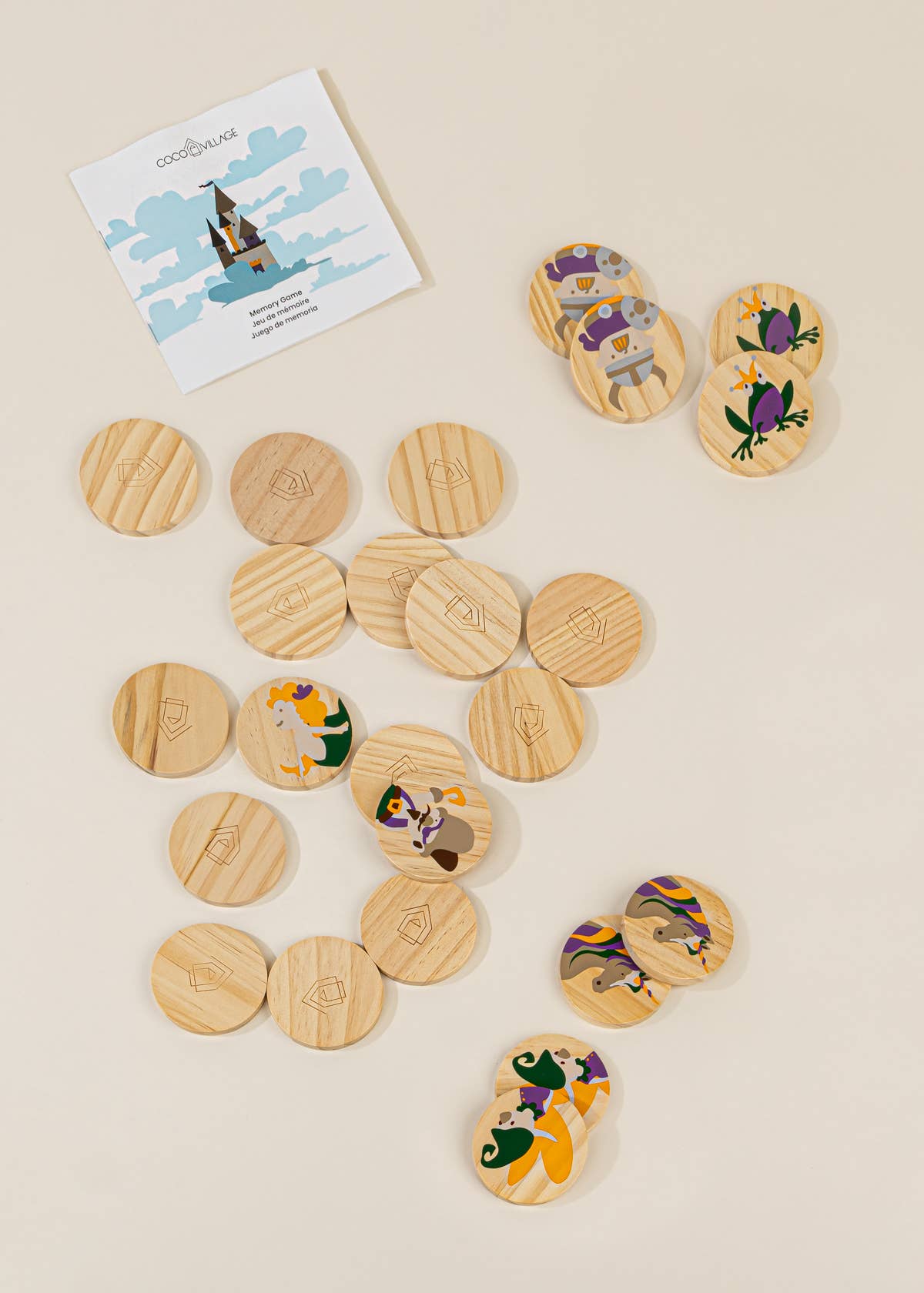Wooden Memory Game - IMAGINARIUM (24 pcs)