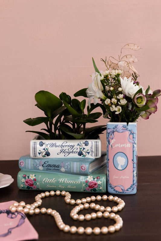 Stacked Books Planter