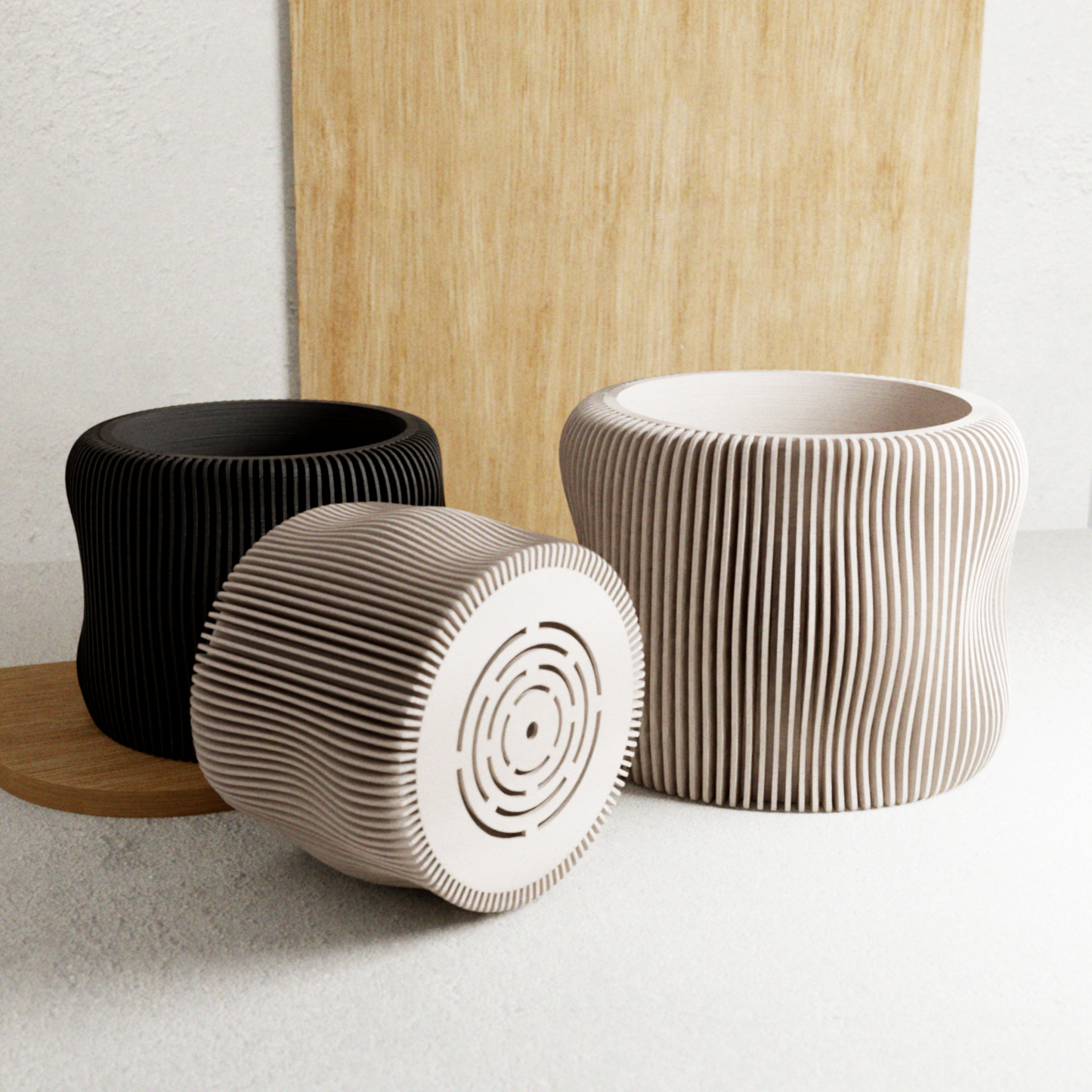 BUBBLY Planter | Modernized Pottery: Pure White / 5 Inches